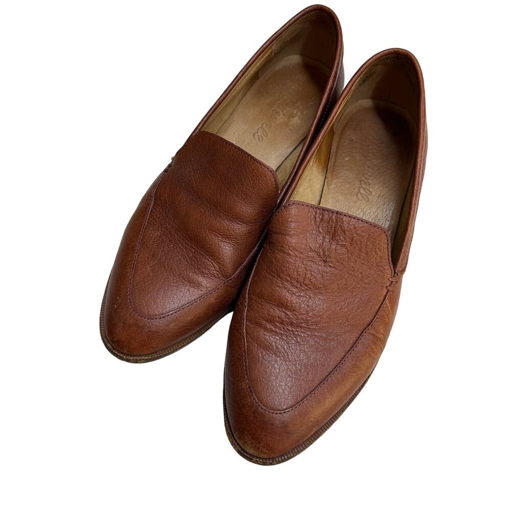 Madewell Francis Loafer Women's 5.5 Brown Leather H2419 Classic Style $148 - Picture 5 of 11
